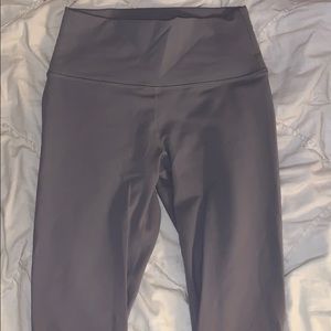 gray fabletics leggings